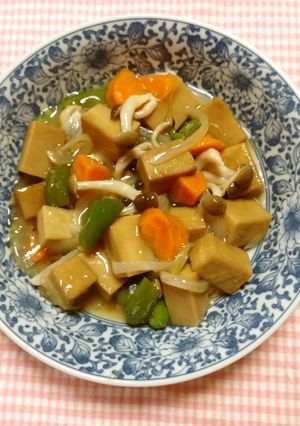 高野豆腐の甘酢煮-レシピのメイン写真