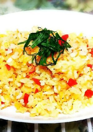 パラうま!干あみえびとカリカリ梅の炒飯♥-レシピのメイン写真