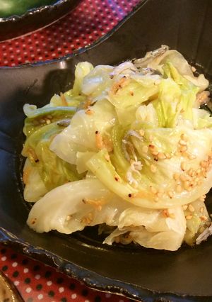 簡単♪キャベツの梅こぶ茶あえ☆-レシピのメイン写真