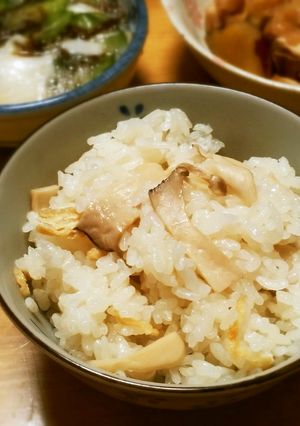もっちリ美味しい☆なんちゃって松茸ご飯-レシピのメイン写真