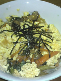 豆腐の玉子丼!?-レシピのメイン写真