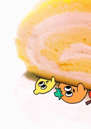 【簡単】ロールケーキ-レシピのメイン写真