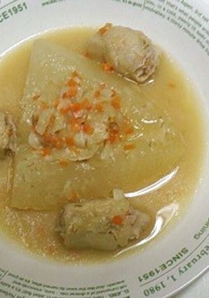 とうがんロールみそ煮-レシピのメイン写真