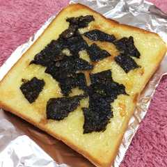 รูปของ 香ばしい！海苔マヨトースト