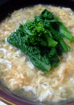 とろ～り☆卵と菜の花の春色うどん-レシピのメイン写真
