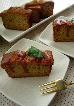 キャラメルバナナケーキ（バター不要）-レシピのメイン写真