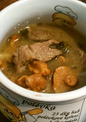 アンズタケと牛肉の煮込み-レシピのメイン写真