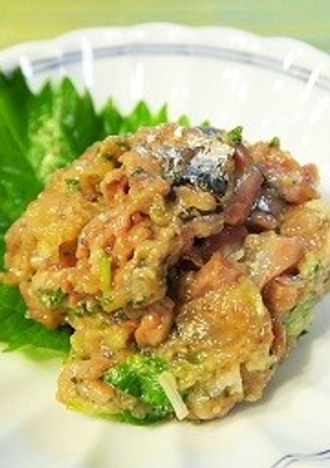 秋刀魚のなめろう-レシピのメイン写真