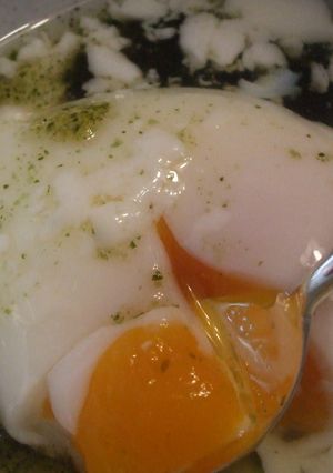 ストーブで温泉卵が出来ちゃった！-レシピのメイン写真
