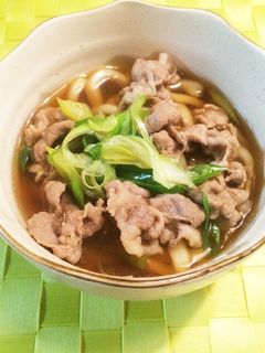 簡単♬美味しい♡肉うどん!!-レシピのメイン写真