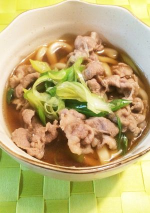 簡単♬美味しい♡肉うどん!!-レシピのメイン写真