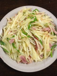 ジャガイモの細切りいためピーマンも♪-レシピのメイン写真