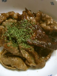 簡単早い! 牛肉の バター ポン酢炒め♪-レシピのメイン写真