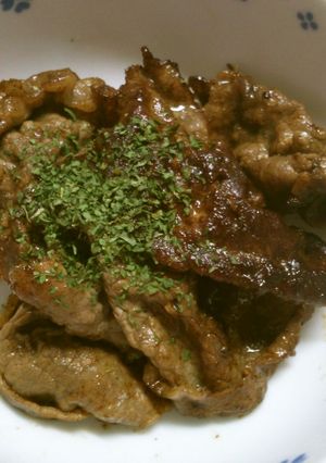 簡単早い！ 牛肉の バター ポン酢炒め♪-レシピのメイン写真