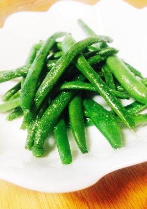 えっそれだけ?な☆インゲンの油炒め-レシピのメイン写真