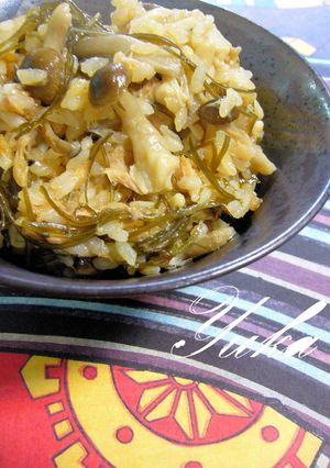 ☰ツナと切り昆布のヘルシー炊き込みご飯☰-レシピのメイン写真