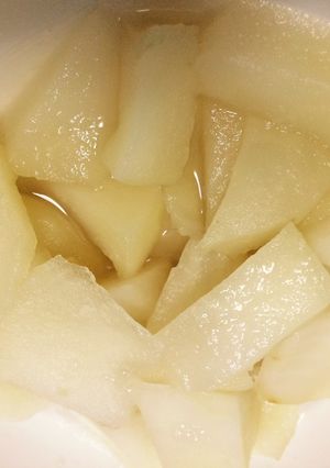 レンジでハチミツレモンりんご煮-レシピのメイン写真