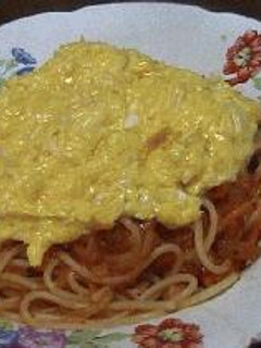 トマトソースと卵のパスタ-レシピのメイン写真