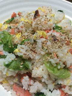 ☆ずぼら☆鮭ごはん-レシピのメイン写真