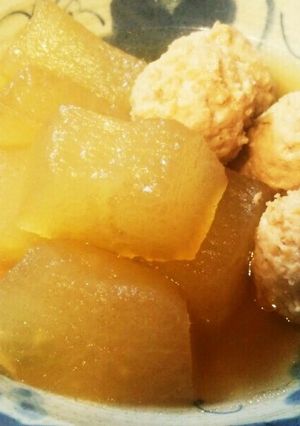 冬瓜と鶏団子の煮物-レシピのメイン写真