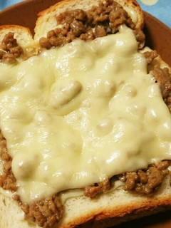 肉味噌のトースト-レシピのメイン写真