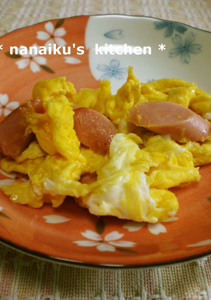 お弁当に♡ソーセージと玉子の炒めもの-レシピのメイン写真