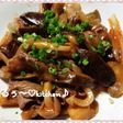 牛肉となすときのこのケチャップ炒め♪
