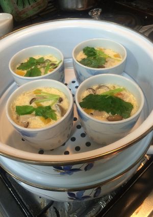 あったか秋の 茶碗蒸し^o^-レシピのメイン写真