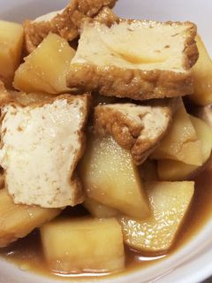 優しい味♫じゃが芋と生揚げの煮物-レシピのメイン写真