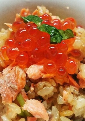 バター大好き♪鮭の炊き込みご飯-レシピのメイン写真