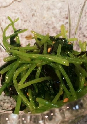 三つ葉大量消費！塩昆布三つ葉（ナムル風）-レシピのメイン写真