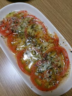 トマトのソテー・チーズ焼き(*^^*)-レシピのメイン写真