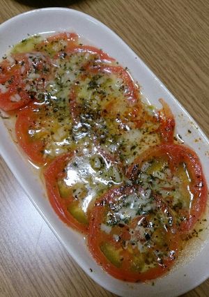 トマトのソテー・チーズ焼き(*^^*)-レシピのメイン写真