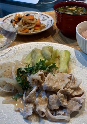 なすと豚肉の温サラダ-レシピのメイン写真