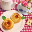 ピンクのジャムで♡簡単ローズロール