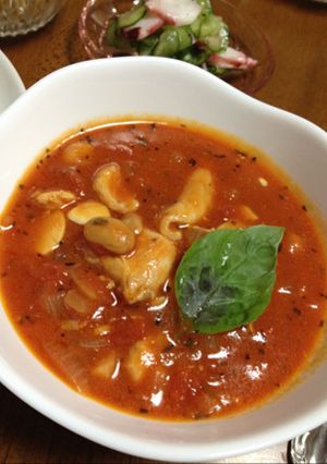 いり豆と鶏のトマト煮-レシピのメイン写真