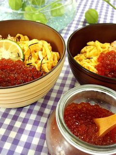 鮭といくらの親子丼-レシピのメイン写真