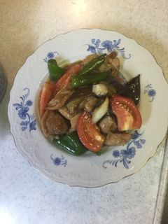 鳥と茄子のピリ辛炒め-レシピのメイン写真