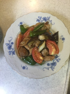 鳥と茄子のピリ辛炒め-レシピのメイン写真
