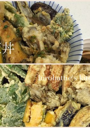 夏野菜で天丼☆香味つゆをかけて☆-レシピのメイン写真