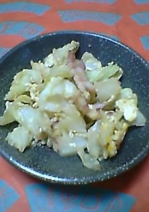 春キャベツとベーコンの卵とじ♪-レシピのメイン写真