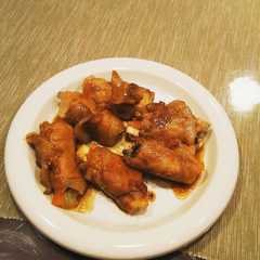 蓮根ねぎ豚肉巻き（醤油の甘だれ）-レシピのメイン写真
