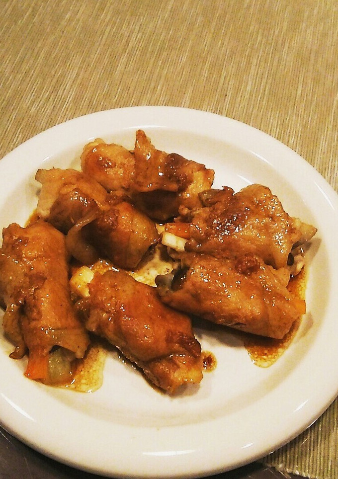 蓮根ねぎ豚肉巻き（醤油の甘だれ）-レシピのメイン写真