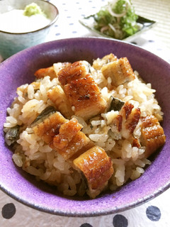 鰻炊き込みご飯-レシピのメイン写真
