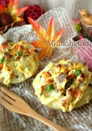 キノコとチーズのあったかポテベジ-レシピのメイン写真