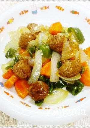 市販ミートボールで簡単&時短野菜あんかけ-レシピのメイン写真