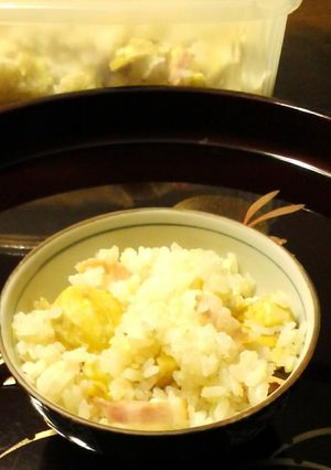 簡単！ ちょっと洋風 栗ご飯-レシピのメイン写真