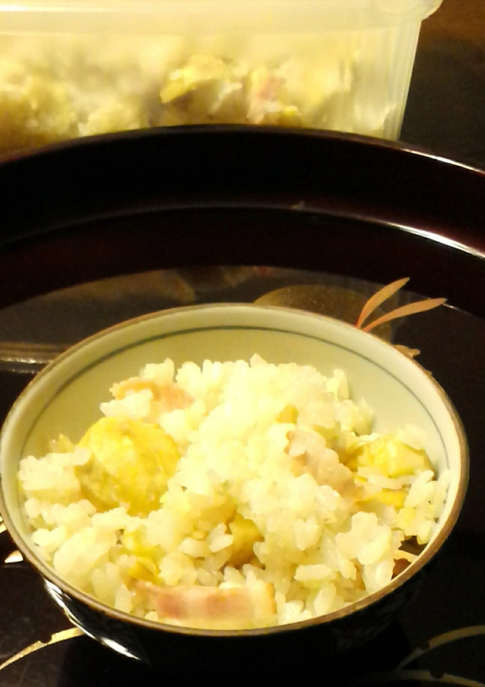 簡単！ ちょっと洋風 栗ご飯-レシピのメイン写真