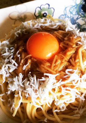 手抜きランチ　乗せるだけパスタ　お手軽　-レシピのメイン写真