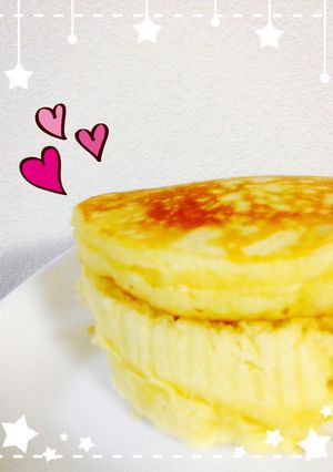 豆腐でふわっふわもっちもち！ホットケーキ-レシピのメイン写真